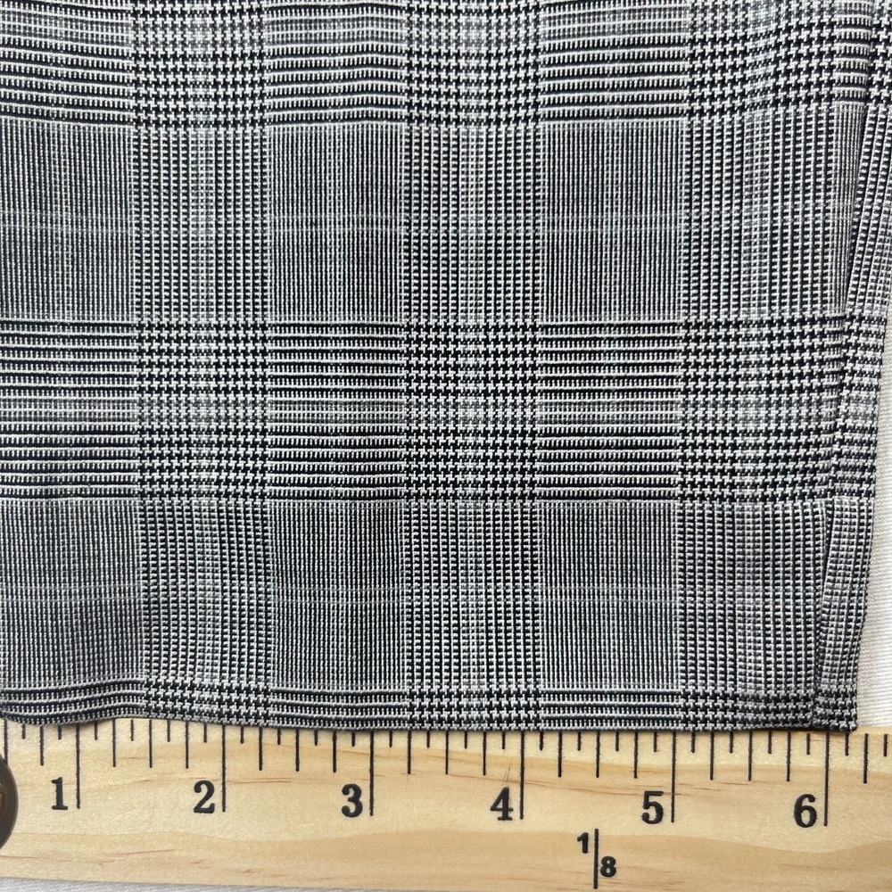 H&M Coupe Moulante Pants Mens 32R Gray Nailhead Pattern Slash Pockets Skinny Leg - Picture 12 of 15